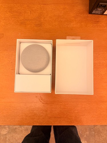 Google nest mini 2nd - google, chalk