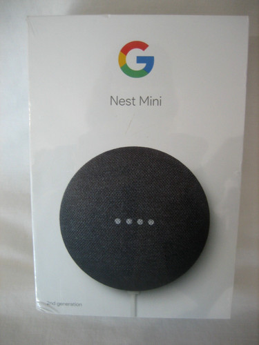Google nest mini charcoal 2nd - google,